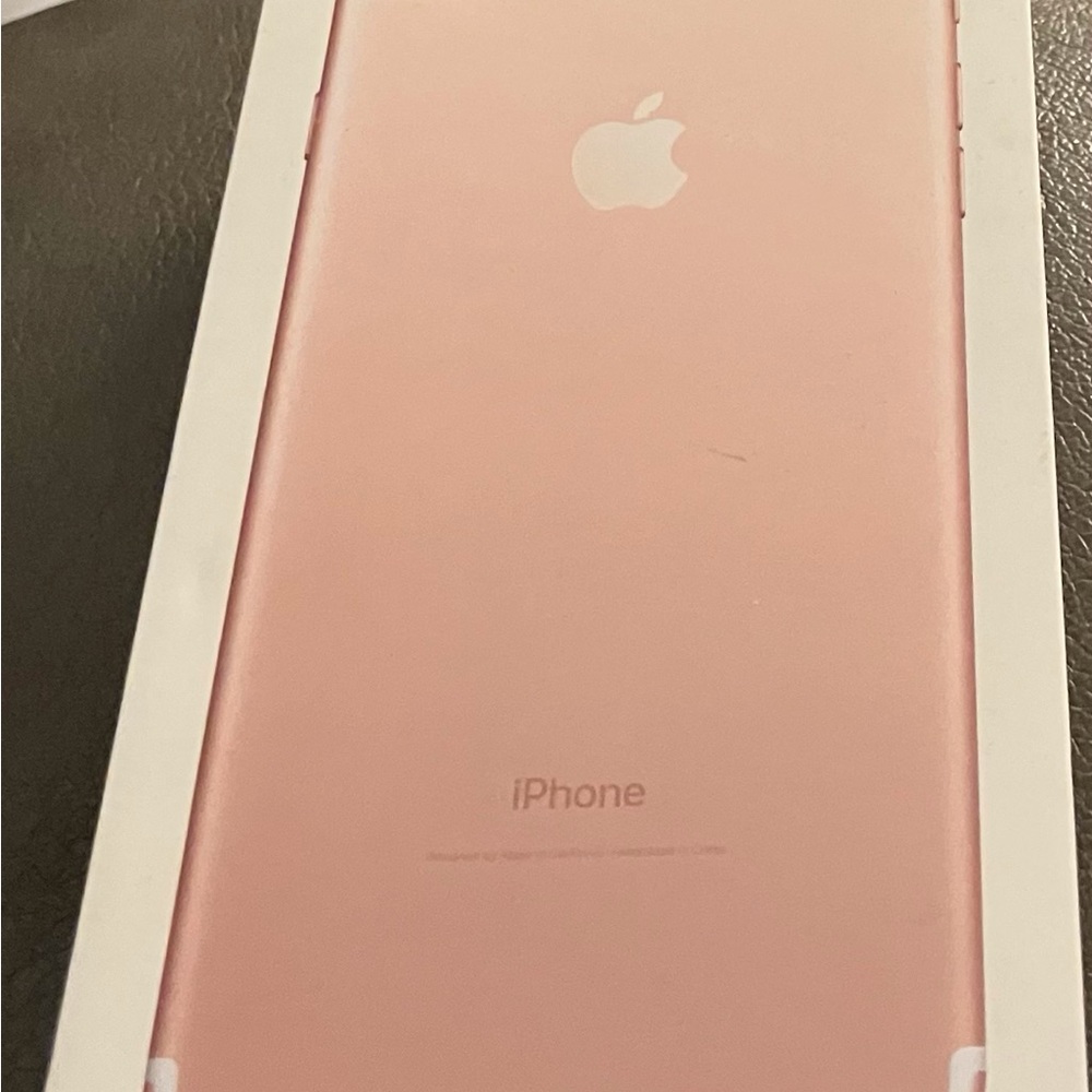 EMPTY BOX ONLY!  Apple iPhone 7+ A1661 128GB Rose Gold MN5W2LLA